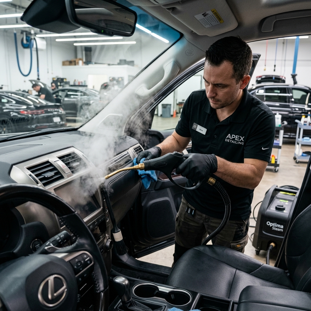 Udi performing detailing work